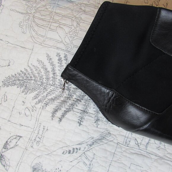 EUC Adrienne Vittadini Women's Ratti Stretch Booties Black womens size 9M - Picture 6 of 10